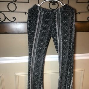Boho Patterned Flare Pants